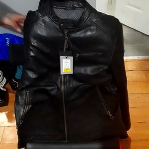 Milestone Mens Leather Jacket XL